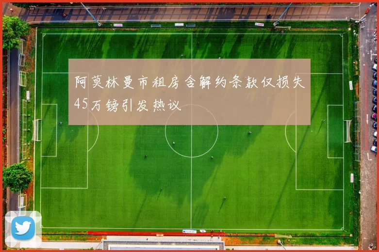 阿莫林曼市租房含解约条款仅损失45万镑引发热议